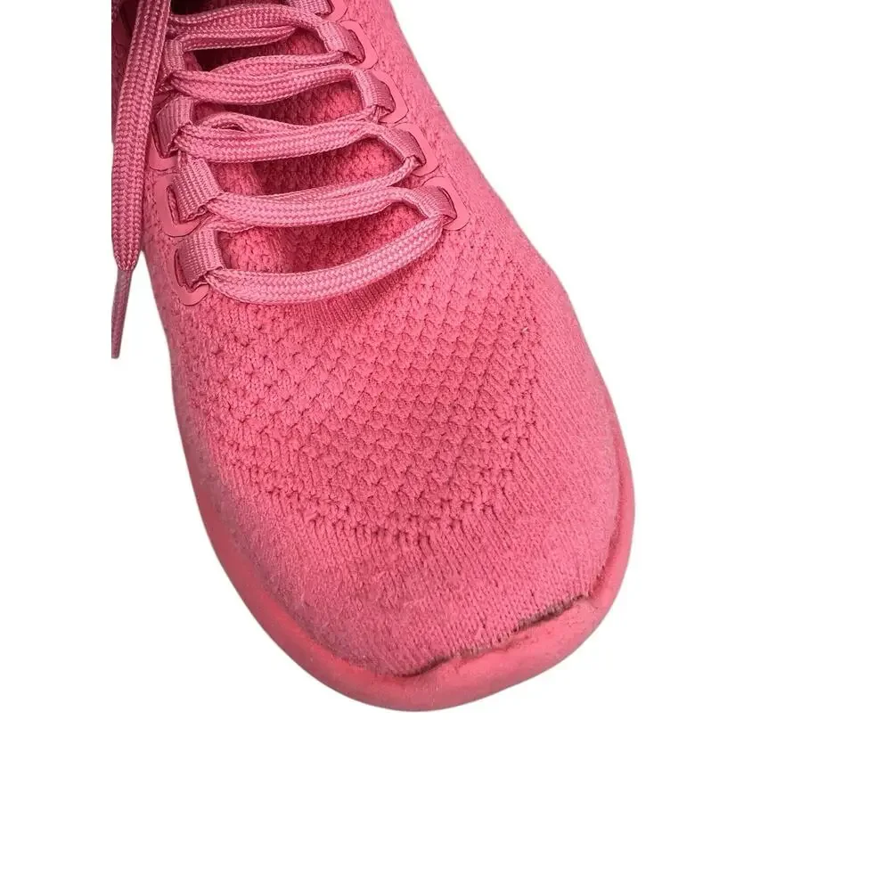 APL Womens Techloom Breeze Sneakers Size 5.5 Fire Coral Pink Running Shoes